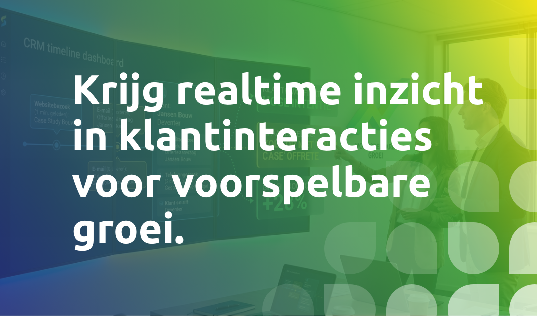 Geen inzicht in klantinteracties? Dan verlies je grip op groei