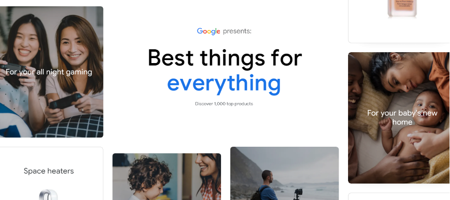 Google Shopping best things to buy