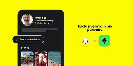 Snapchat werkt samen met Linktree