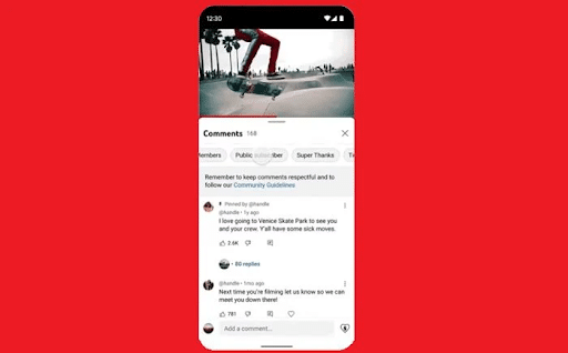 YouTube breidt reactie filters uit naar app