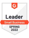 Leader Small Business Spring 2022 - G2 review Hubspot